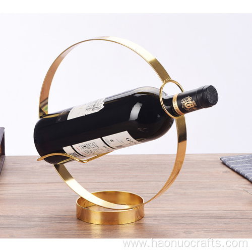 Household simple creative ornaments home wine bottle rack